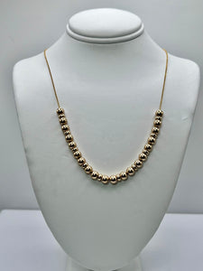 Gold Beaded Necklace