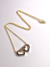 Load image into Gallery viewer, Large Interlocking Hearts Necklace