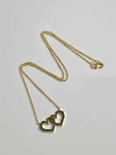 Load image into Gallery viewer, Large Interlocking Hearts Necklace